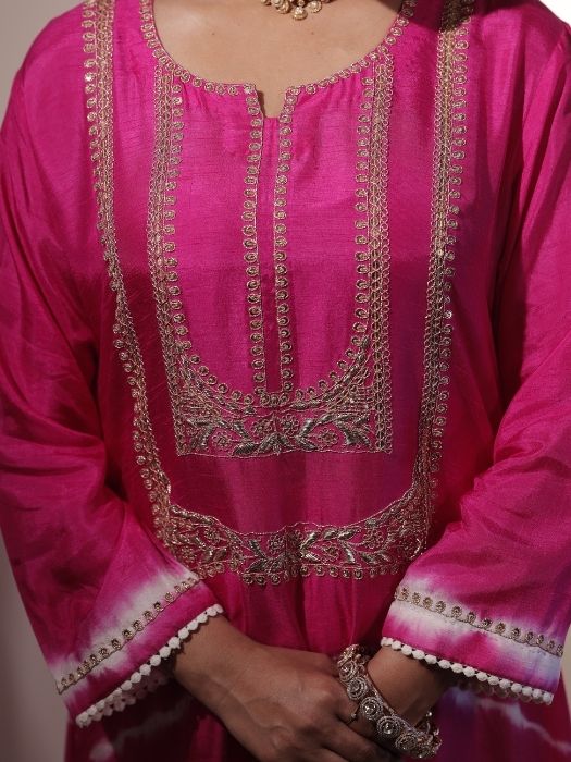 Pink Dori Work Suit Set