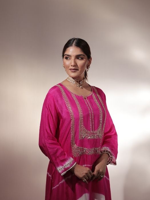 Pink Dori Work Suit Set