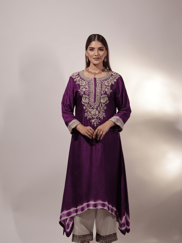 Purple Dori Work Suit Set